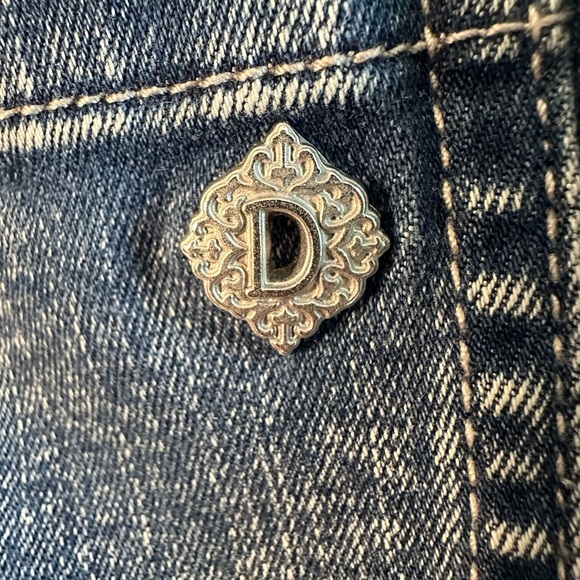 DEMOCRACY 12 “Ab"solution High Rise Round Up Boyfriend Jean Raw Hem SOLD OUT $88 - Picture 14 of 16
